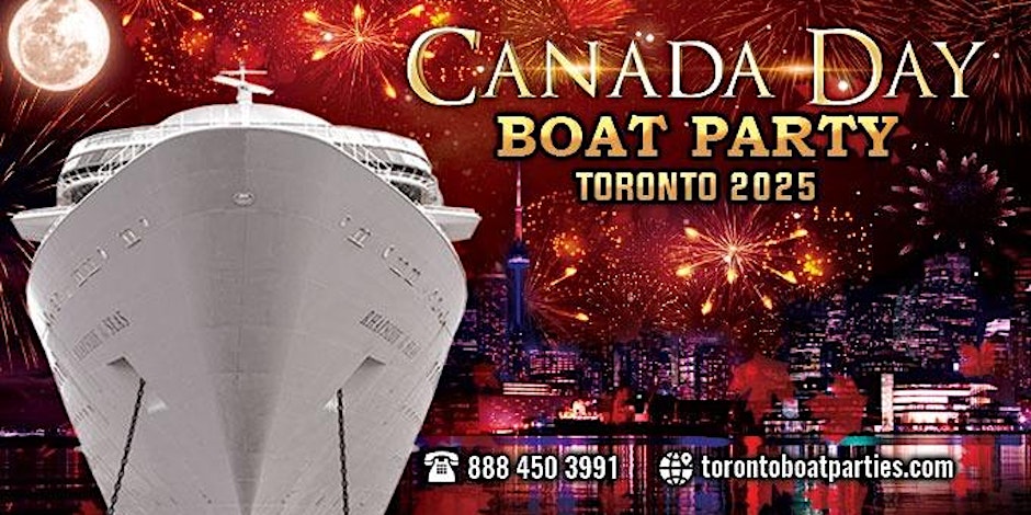 CANADA DAY FIREWORKS BOAT PARTY TORONTO 2025